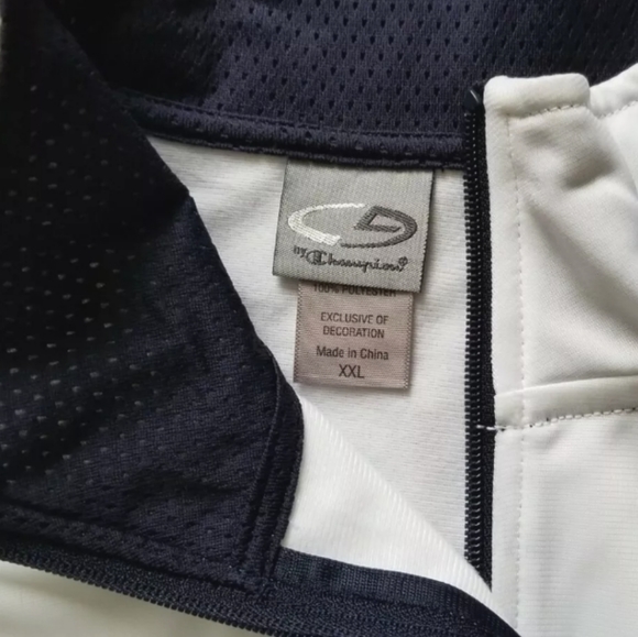 Champion Men Active Track Jacket Blue Size XXL - Picture 5 of 9